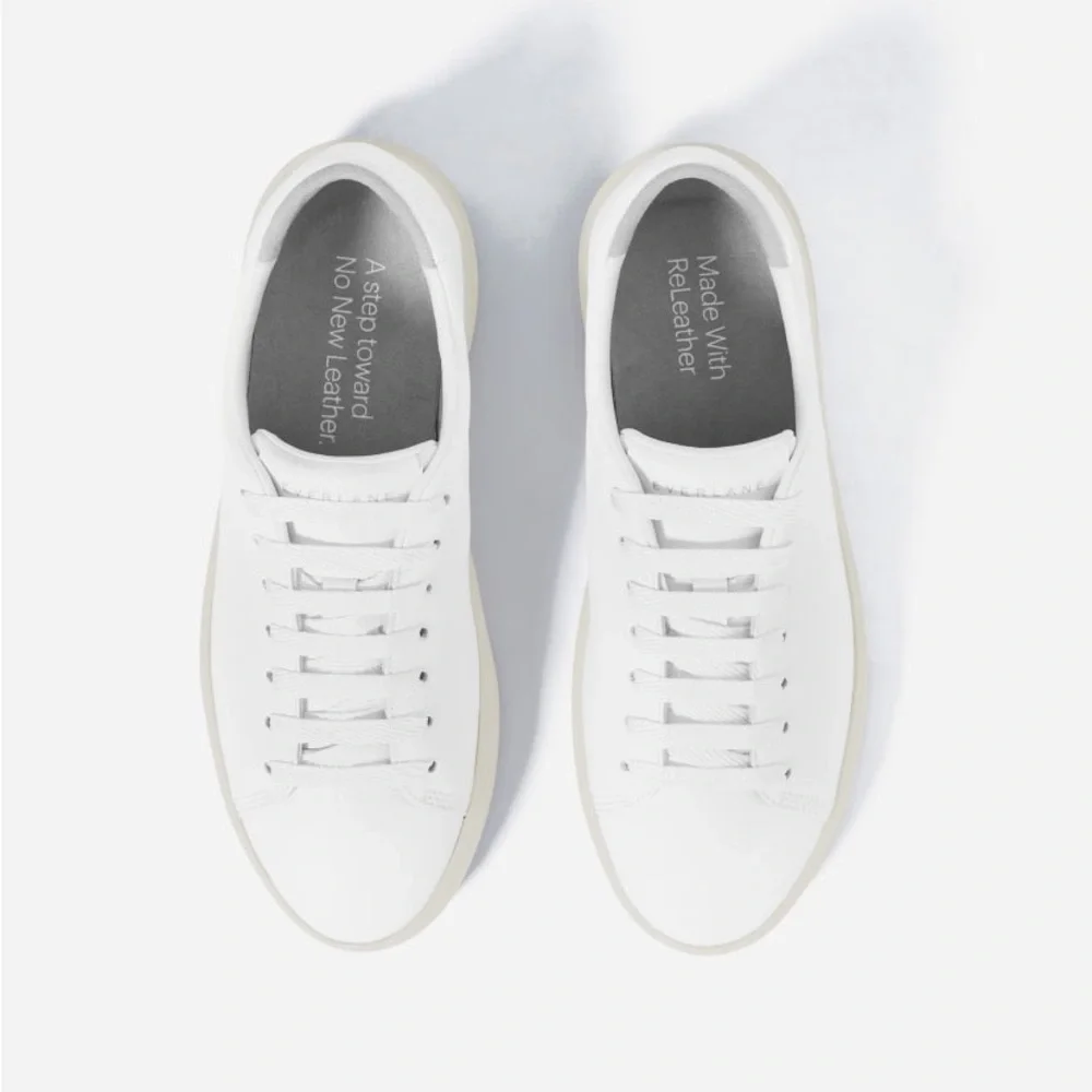 NWOT Everlane The ReLeather® Tennis Shoe